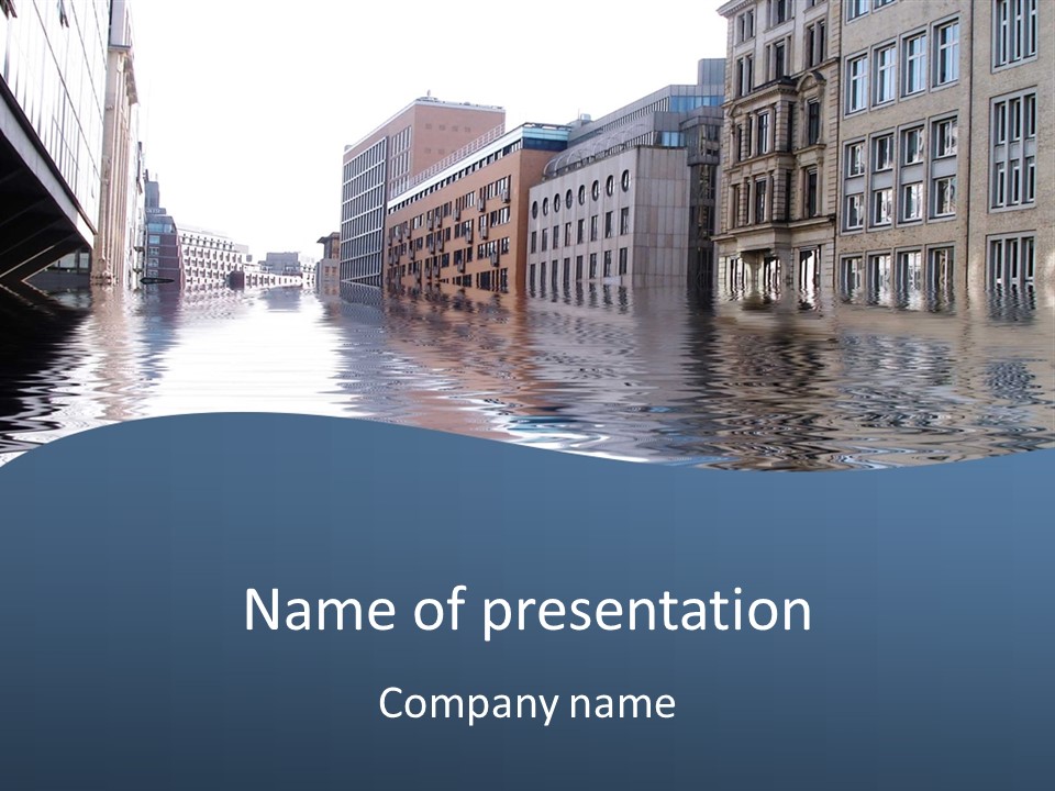 Damage Building Emergency PowerPoint Template