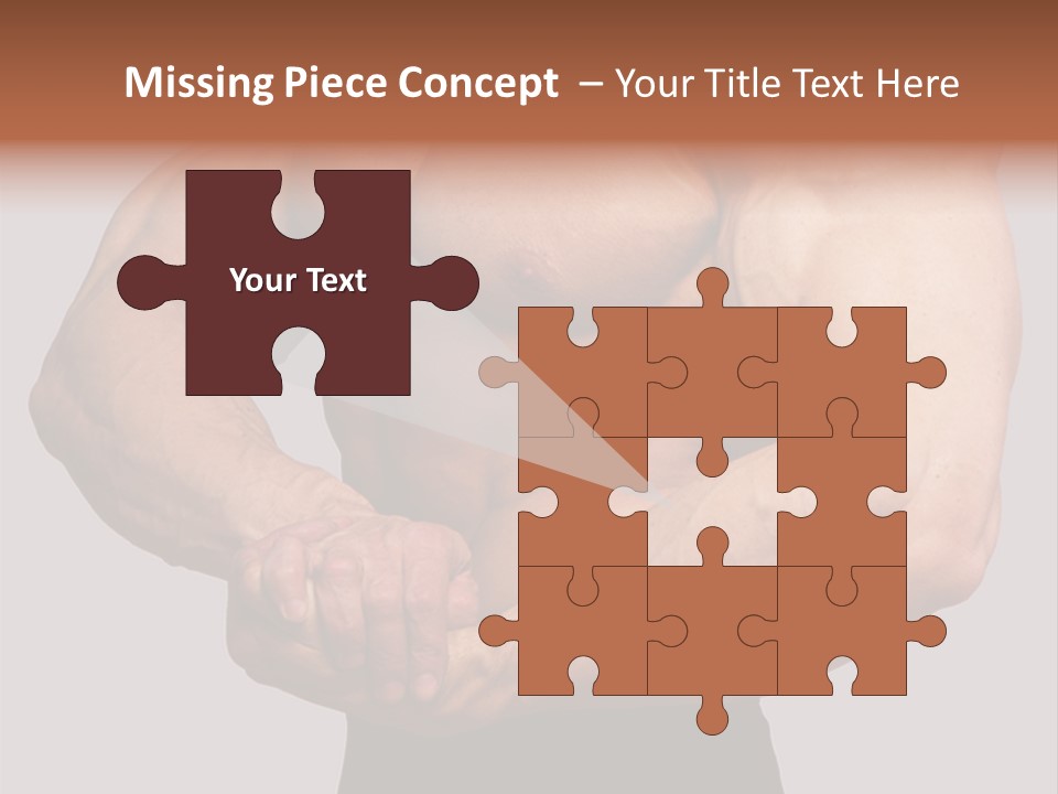 Vertical Handsome Athlete PowerPoint Template