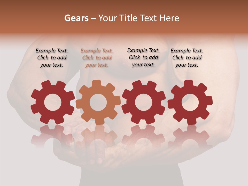 Vertical Handsome Athlete PowerPoint Template