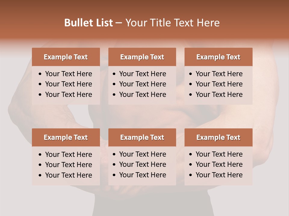 Vertical Handsome Athlete PowerPoint Template