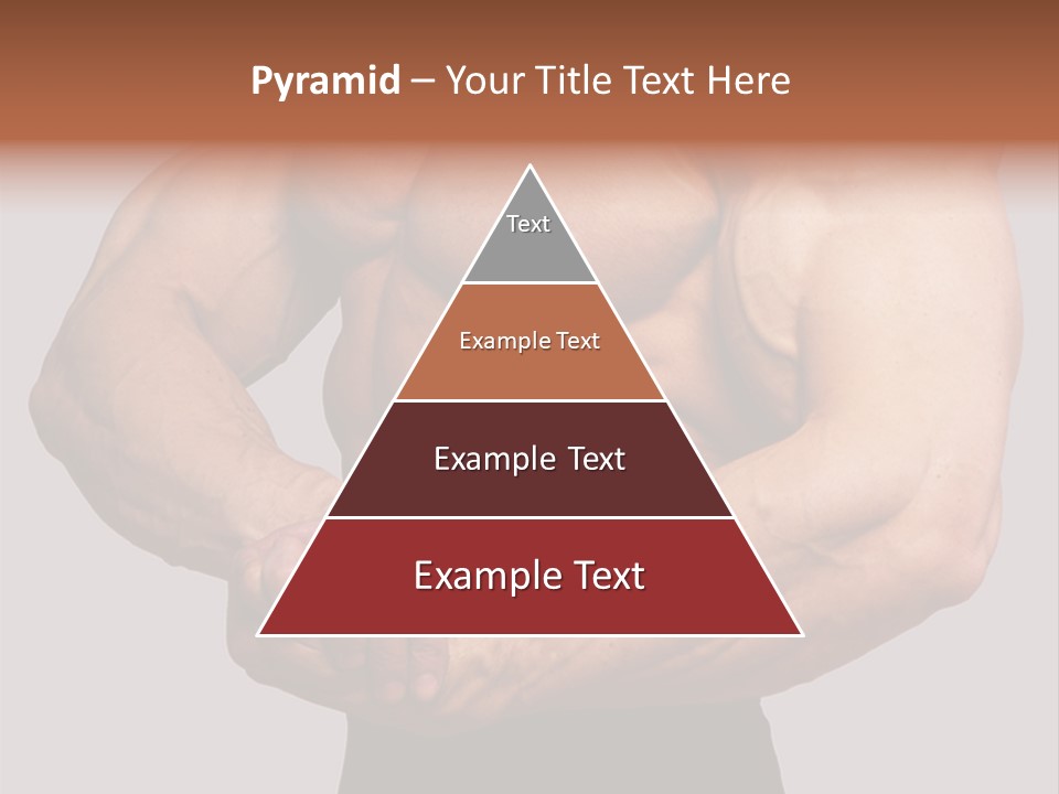 Vertical Handsome Athlete PowerPoint Template