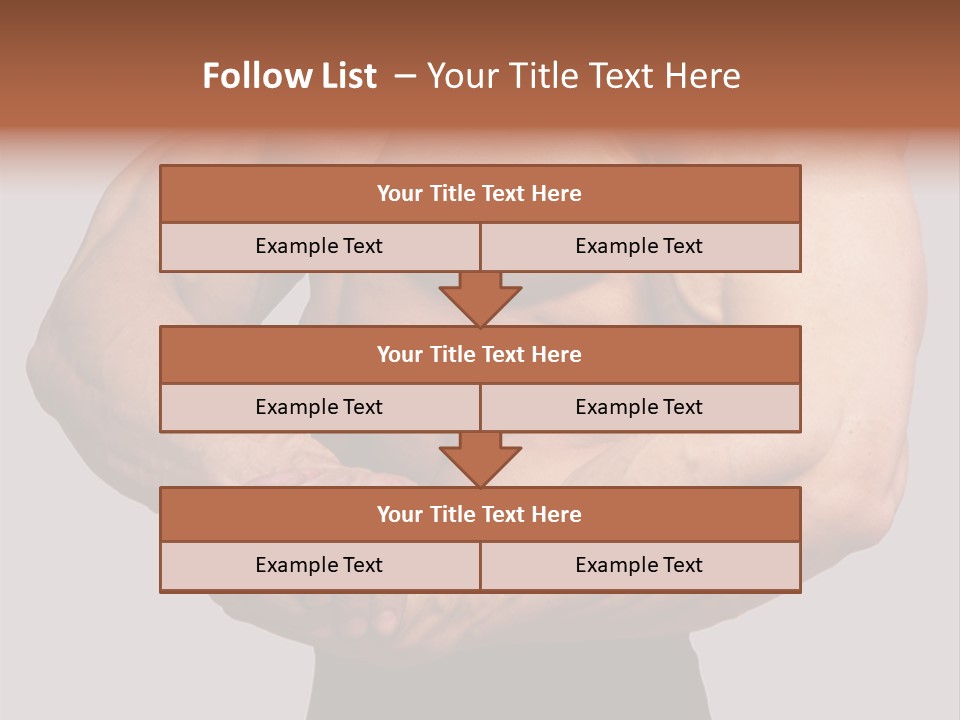 Vertical Handsome Athlete PowerPoint Template