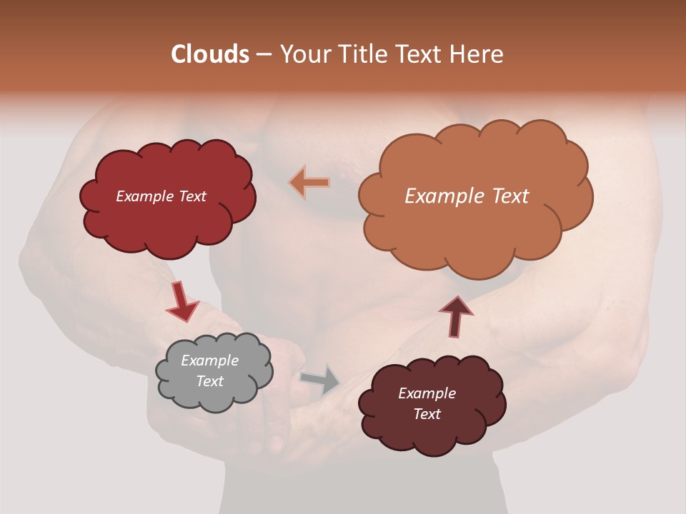 Vertical Handsome Athlete PowerPoint Template