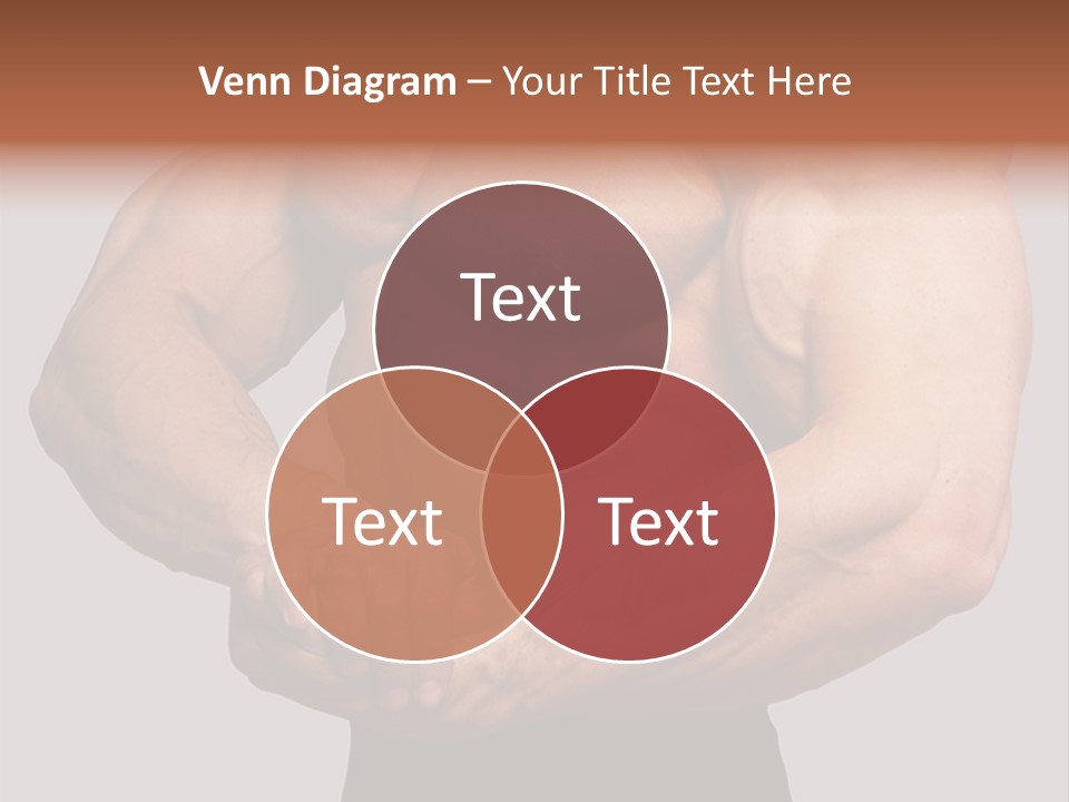 Vertical Handsome Athlete PowerPoint Template