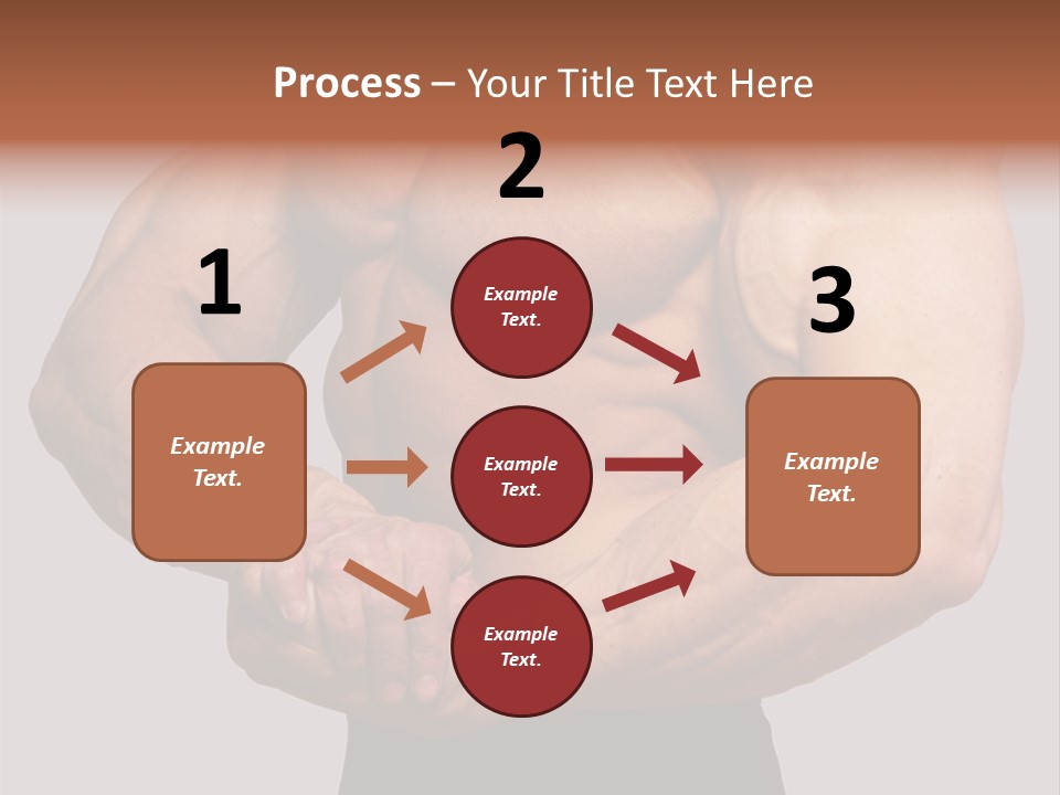Vertical Handsome Athlete PowerPoint Template