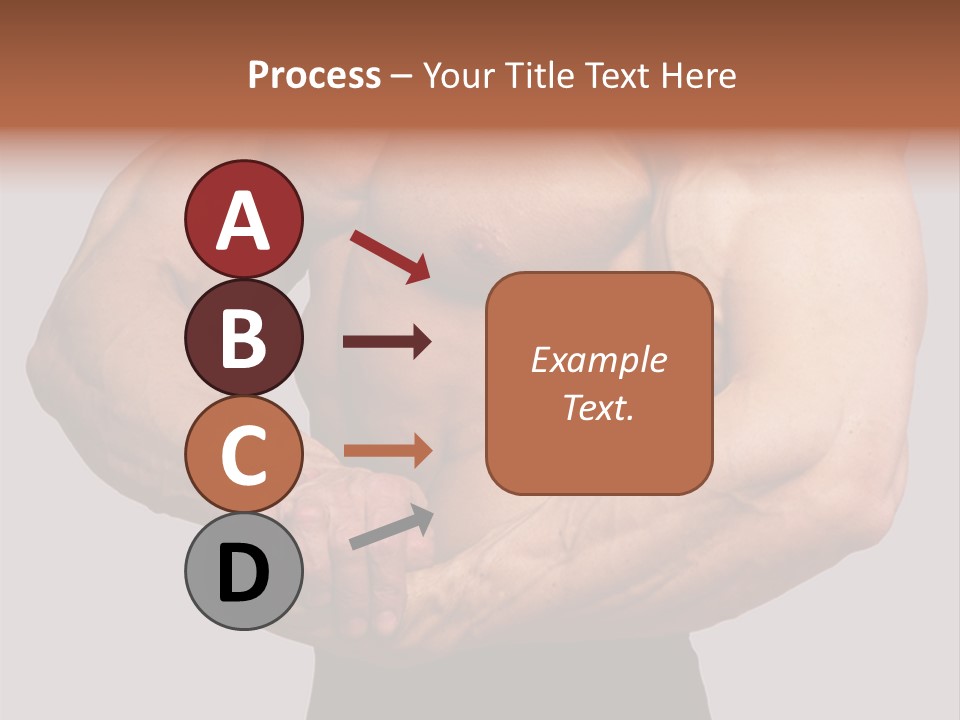 Vertical Handsome Athlete PowerPoint Template