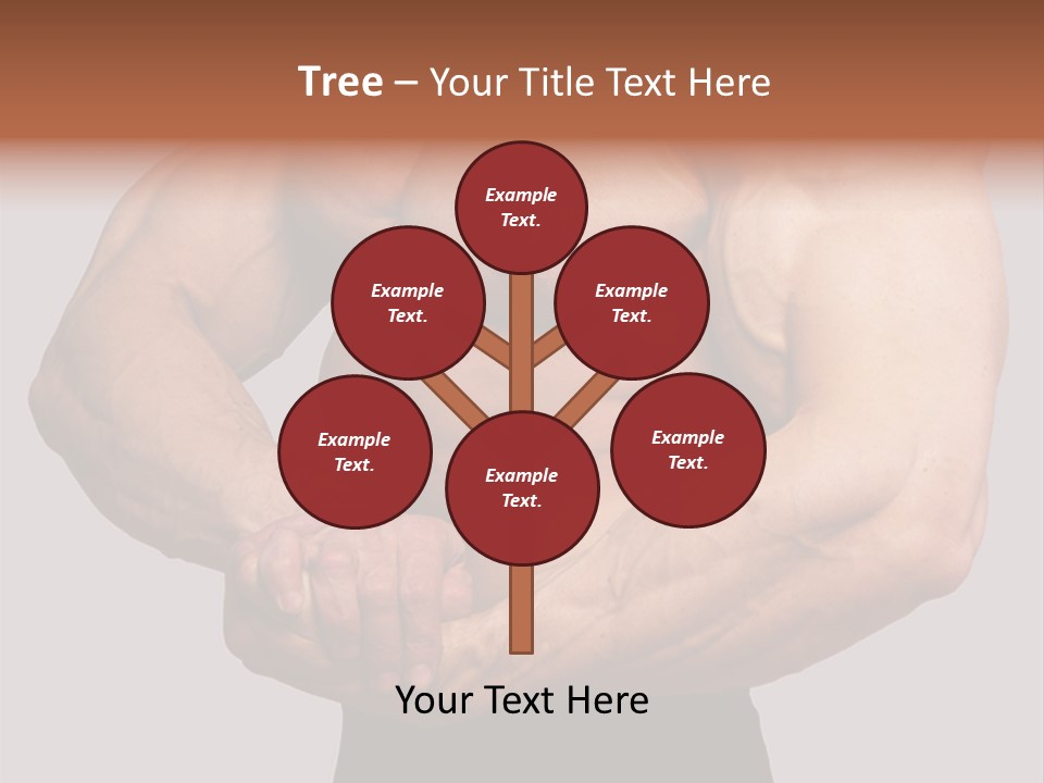 Vertical Handsome Athlete PowerPoint Template