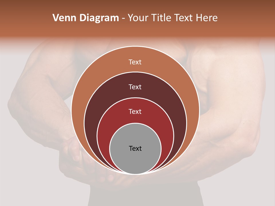 Vertical Handsome Athlete PowerPoint Template