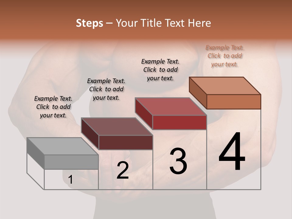 Vertical Handsome Athlete PowerPoint Template