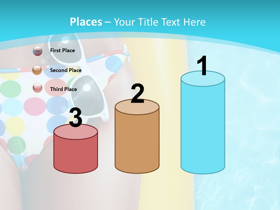 Mattress Water Party PowerPoint Template