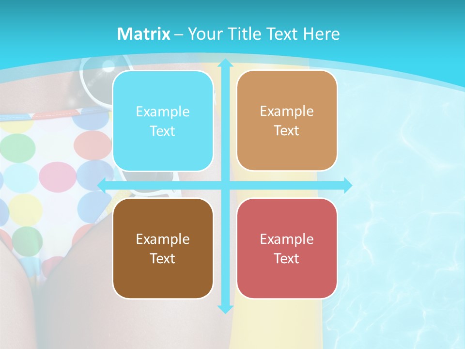 Mattress Water Party PowerPoint Template