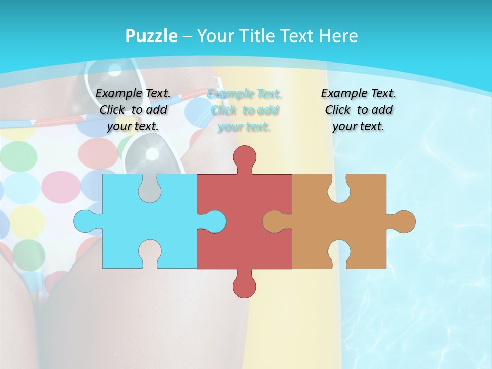 Mattress Water Party PowerPoint Template