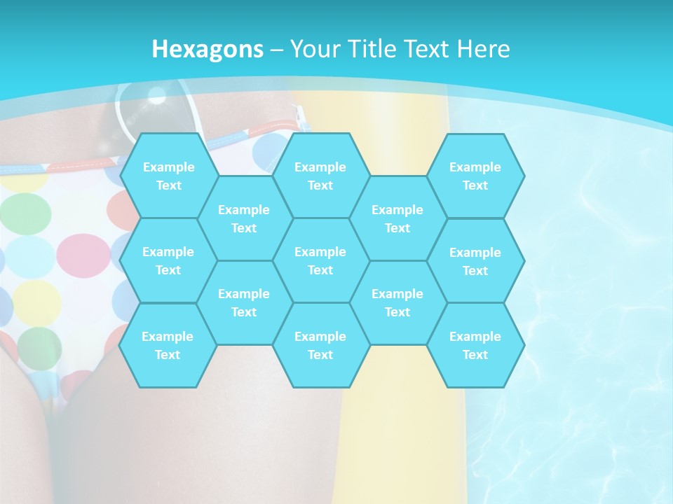 Mattress Water Party PowerPoint Template