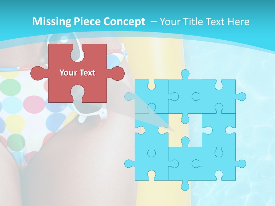 Mattress Water Party PowerPoint Template