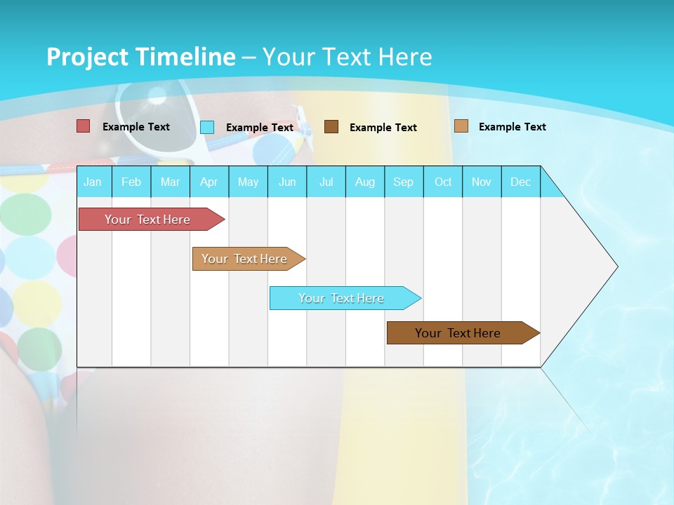 Mattress Water Party PowerPoint Template