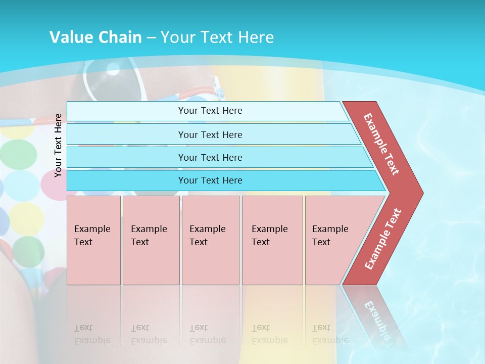 Mattress Water Party PowerPoint Template