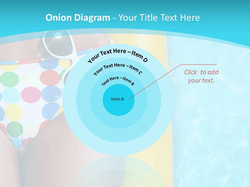 Mattress Water Party PowerPoint Template