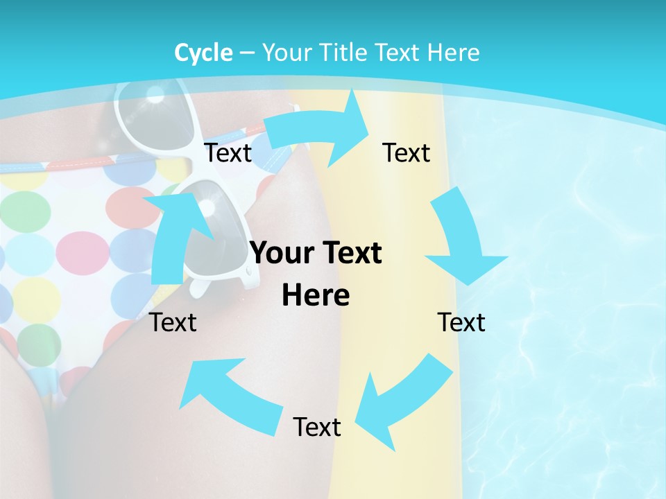 Mattress Water Party PowerPoint Template