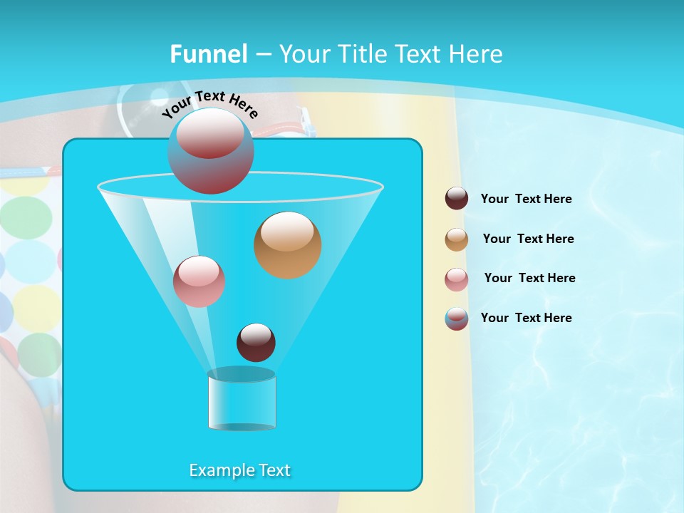 Mattress Water Party PowerPoint Template