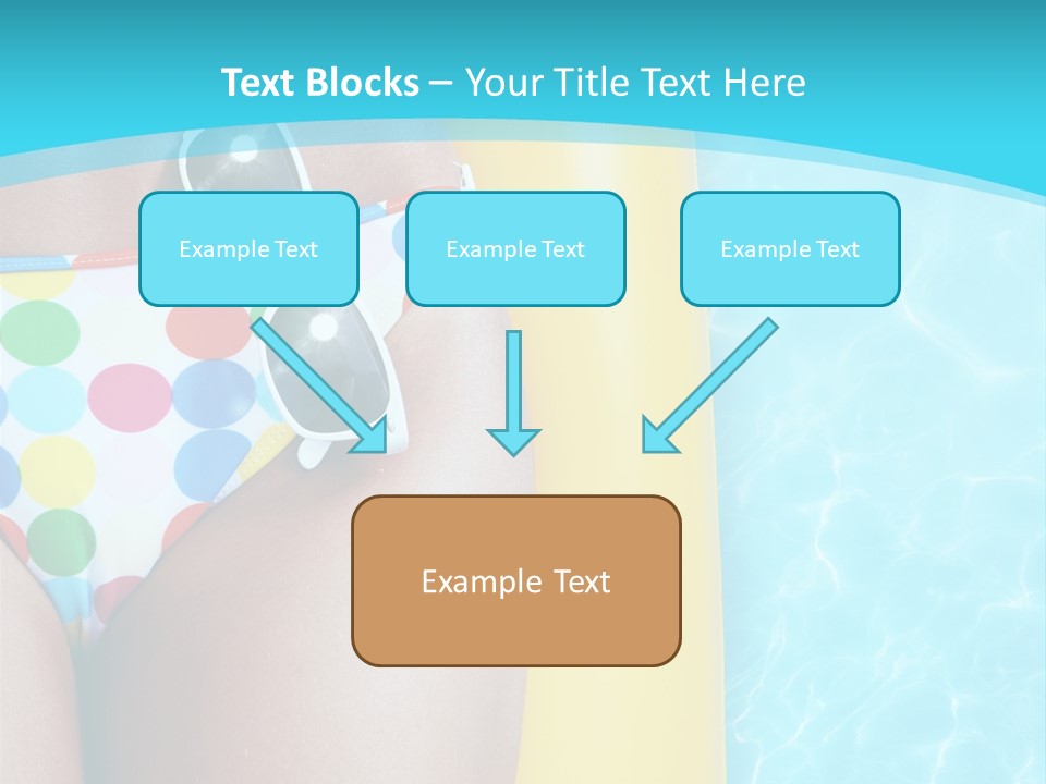 Mattress Water Party PowerPoint Template