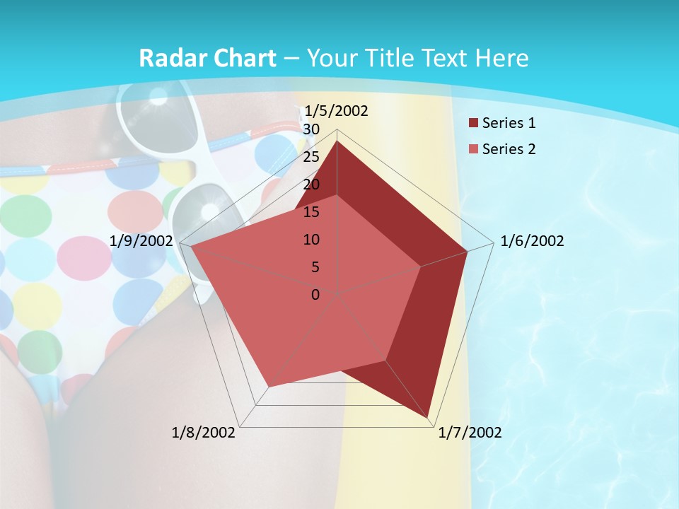 Mattress Water Party PowerPoint Template