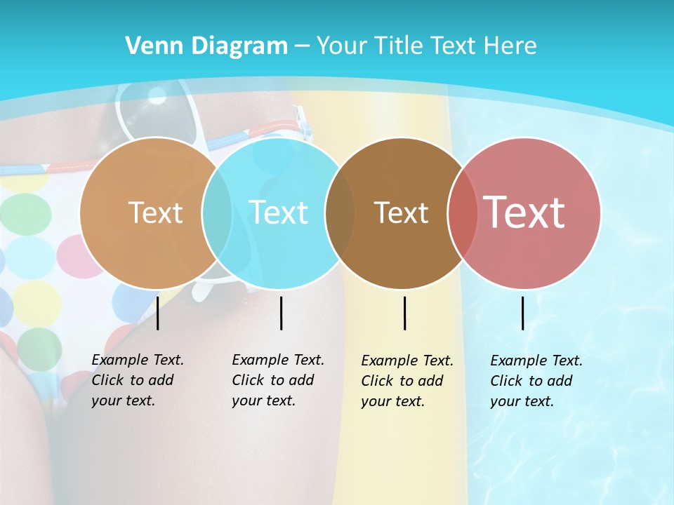 Mattress Water Party PowerPoint Template