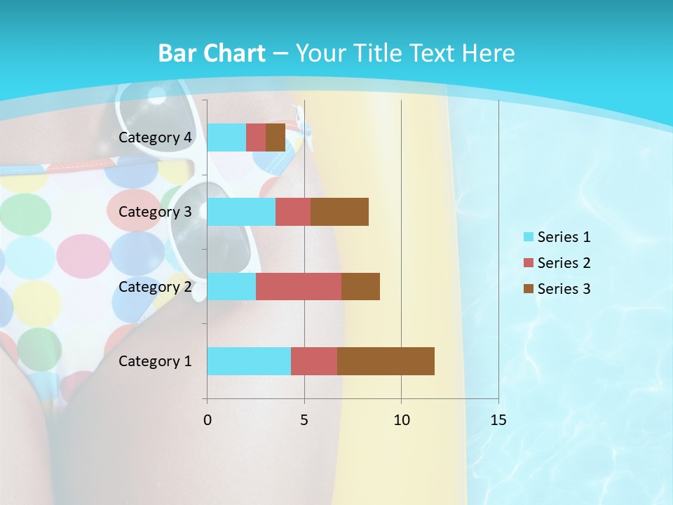 Mattress Water Party PowerPoint Template