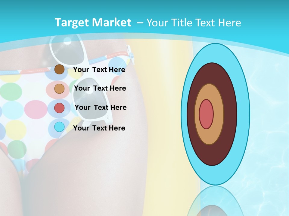 Mattress Water Party PowerPoint Template