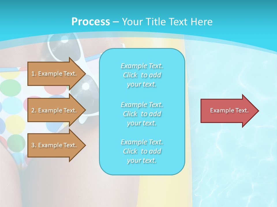 Mattress Water Party PowerPoint Template