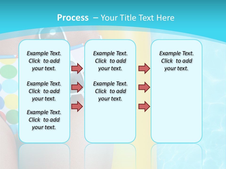 Mattress Water Party PowerPoint Template
