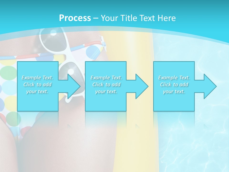 Mattress Water Party PowerPoint Template