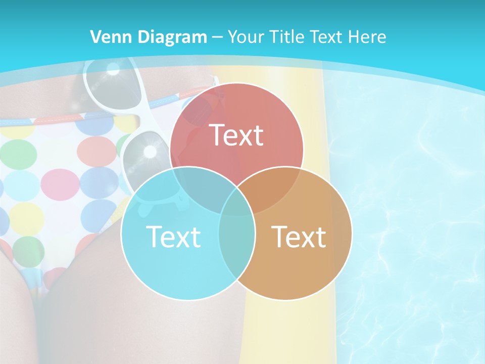 Mattress Water Party PowerPoint Template