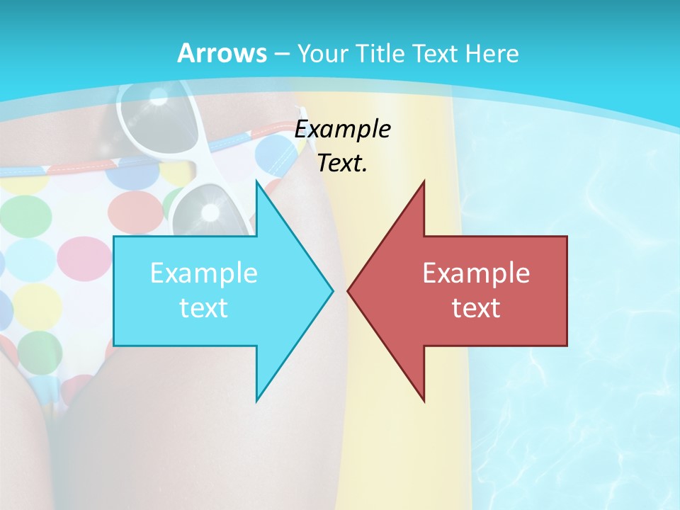 Mattress Water Party PowerPoint Template