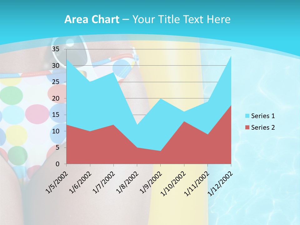 Mattress Water Party PowerPoint Template