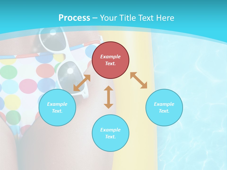 Mattress Water Party PowerPoint Template