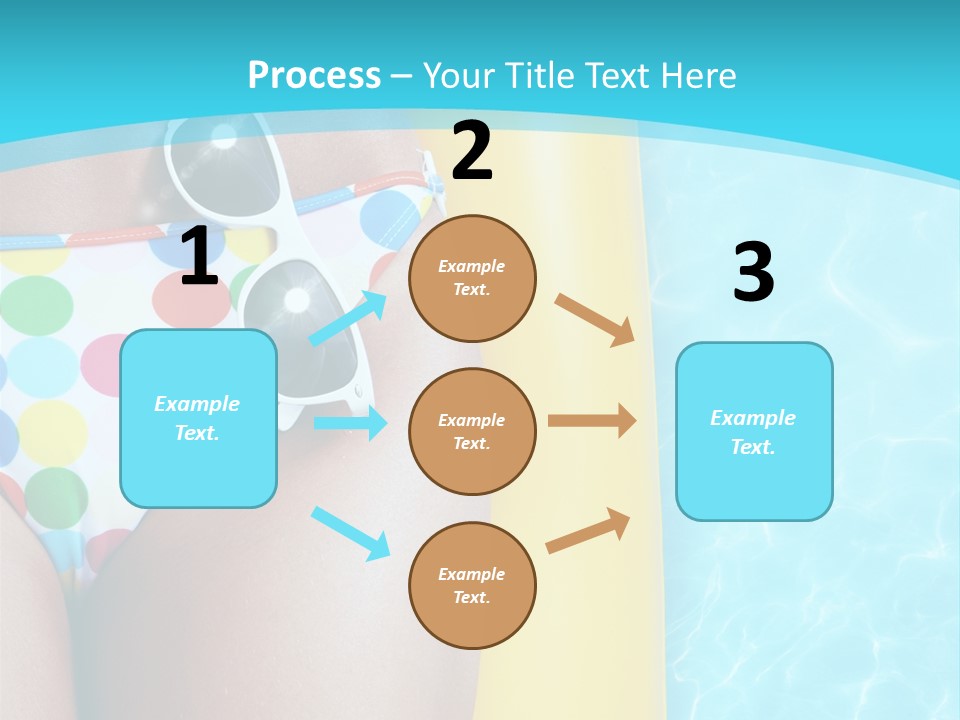 Mattress Water Party PowerPoint Template