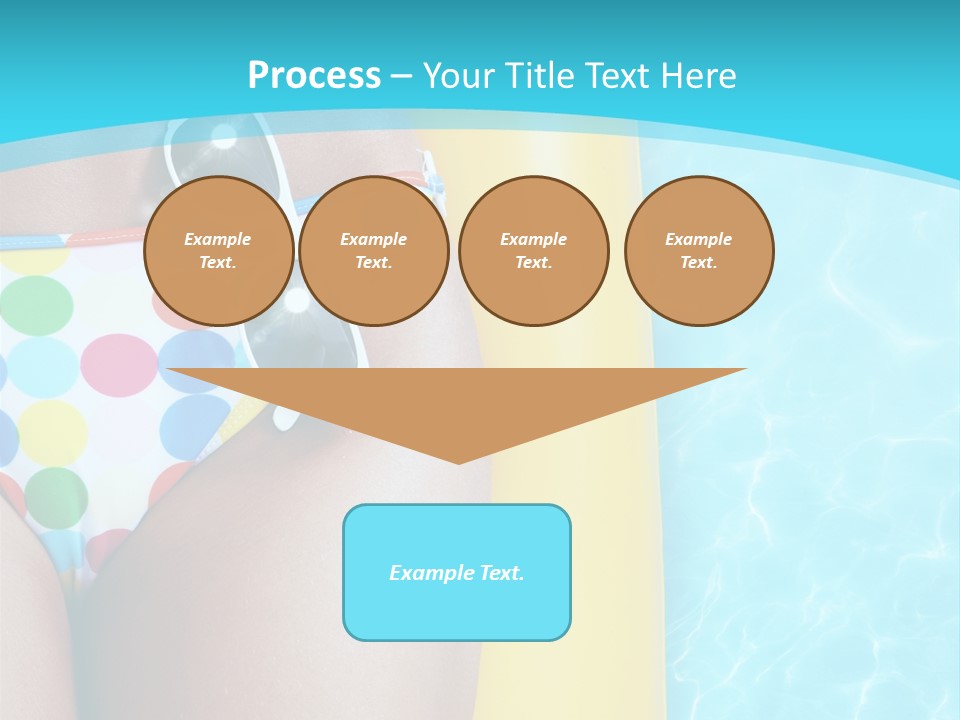 Mattress Water Party PowerPoint Template