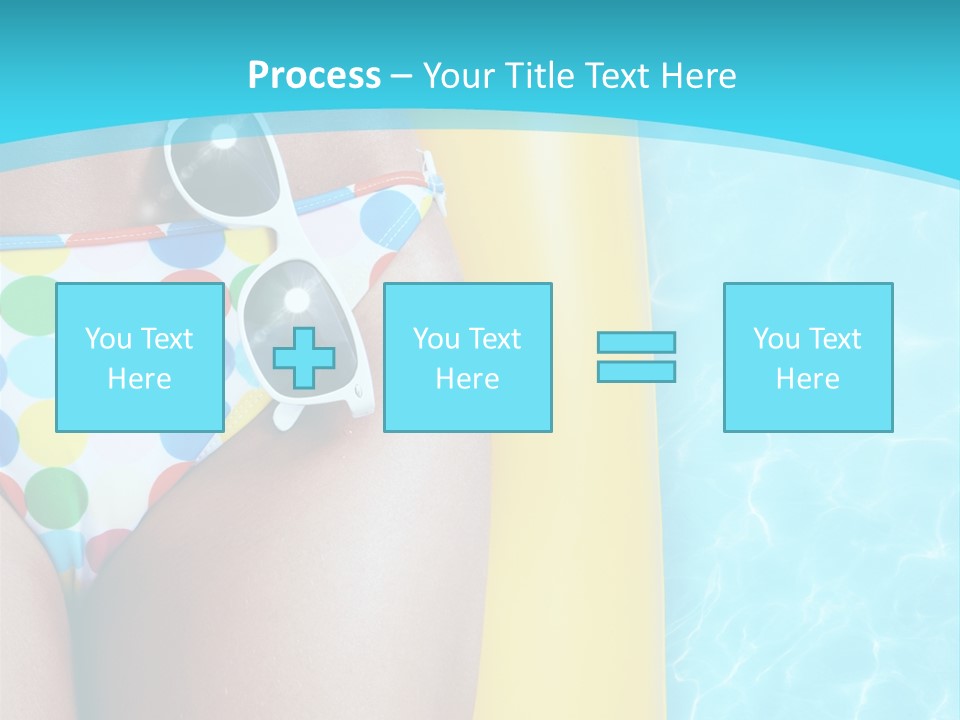 Mattress Water Party PowerPoint Template
