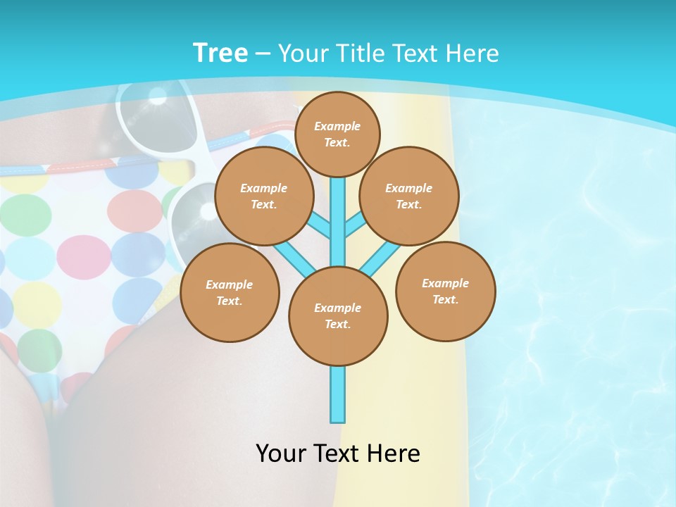 Mattress Water Party PowerPoint Template