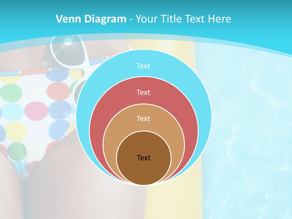 Mattress Water Party PowerPoint Template