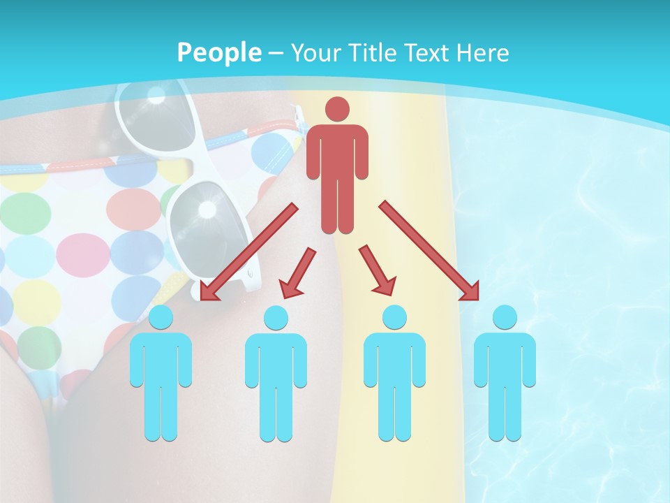 Mattress Water Party PowerPoint Template