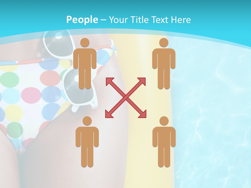 Mattress Water Party PowerPoint Template