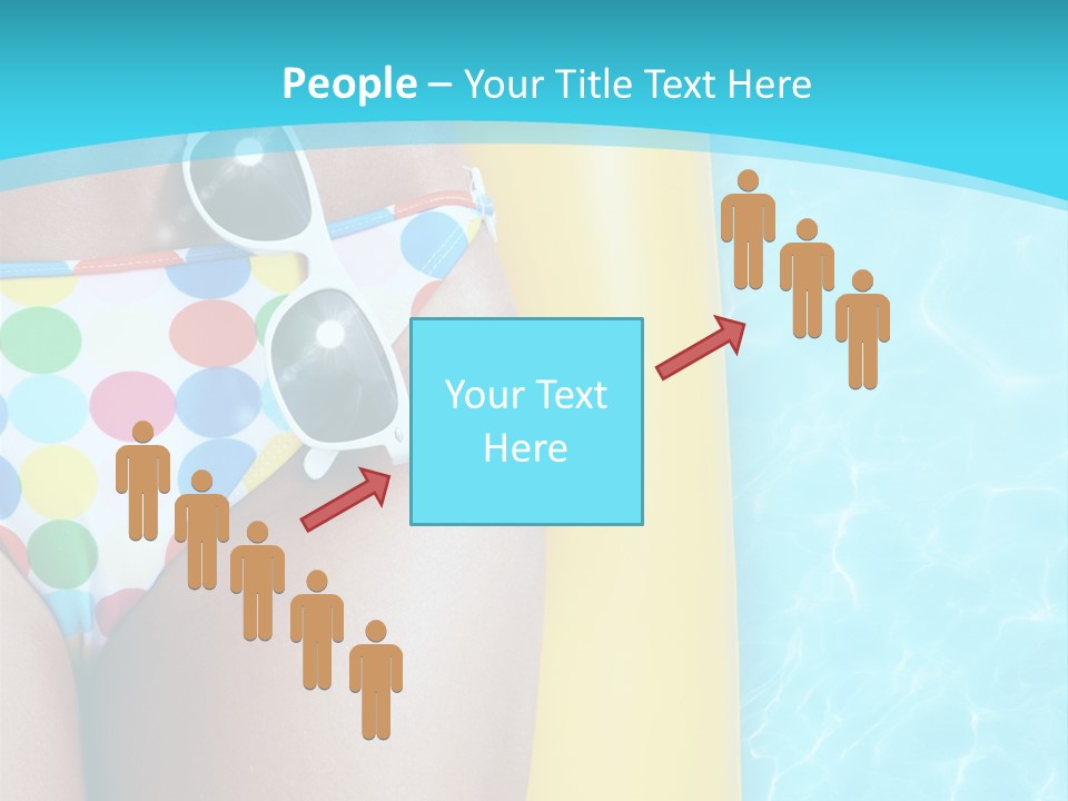 Mattress Water Party PowerPoint Template