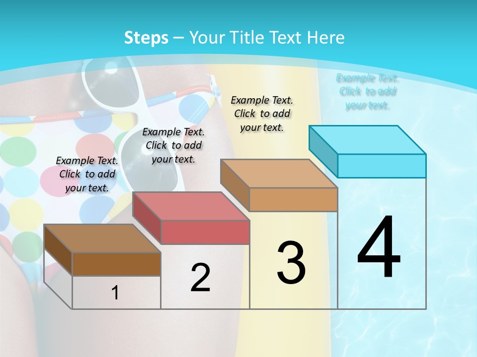 Mattress Water Party PowerPoint Template
