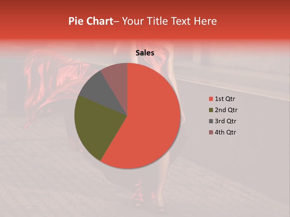 Scarlet Passion Model PowerPoint Template