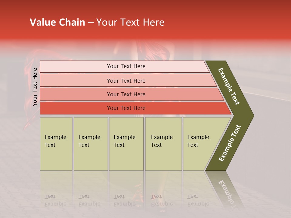 Scarlet Passion Model PowerPoint Template