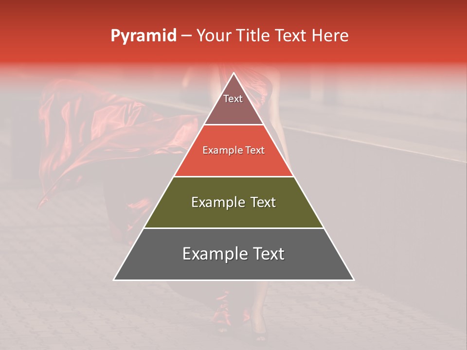 Scarlet Passion Model PowerPoint Template