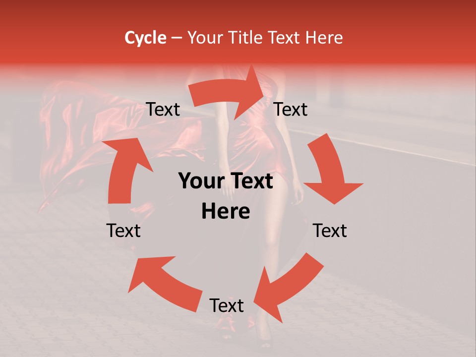 Scarlet Passion Model PowerPoint Template