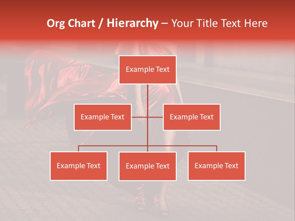 Scarlet Passion Model PowerPoint Template
