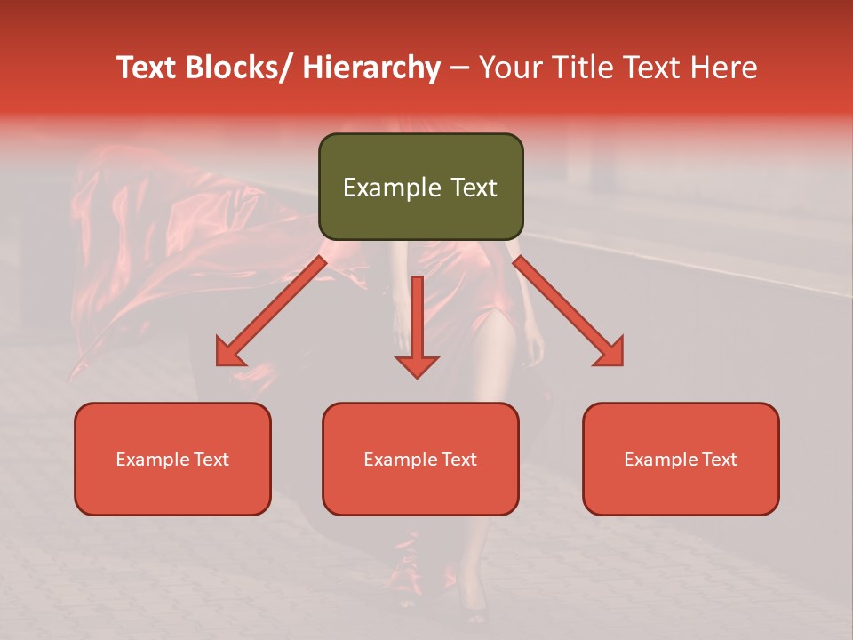 Scarlet Passion Model PowerPoint Template